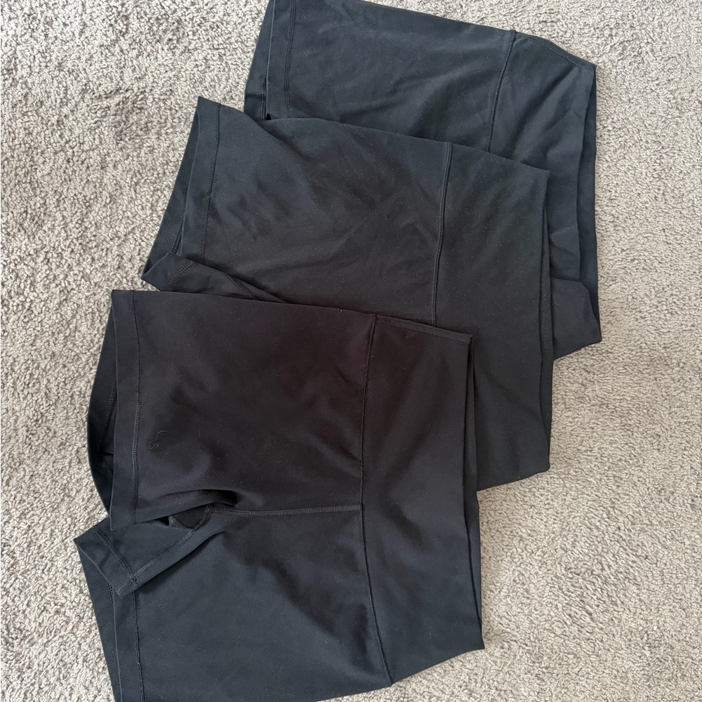3 Black Athletic Shorts